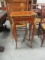 Antique Louis XV Style Marquetry Inlay Side Table