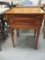 Vintage 2-Drawer Wood Side Table