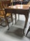 Queen Anne Style 1-Drawer Wood Side Table