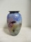 Richard Satava Petroglyph Art Glass Vase -Signed & Dated