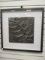 Framed and Matted Metal Leaf Shadowbox Art