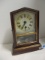 Antique Congress Clock Co. Pendulum Clock with Key
