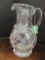 Crystal Water/Lemonade Pitcher