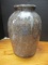Vintage Red Clay Brown Glazed Jug with Black Stripe
