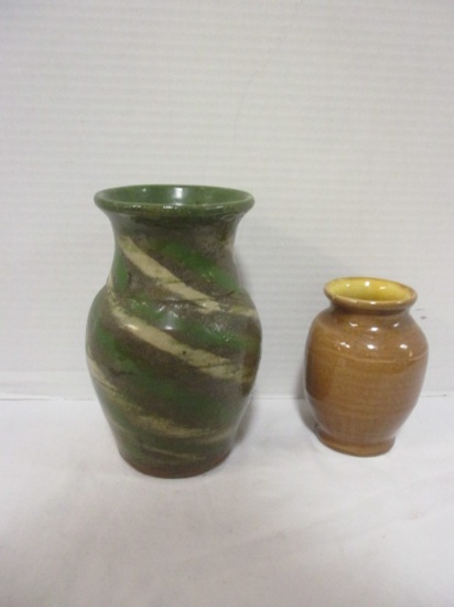 Two North Carolina Studio Pottery Vases