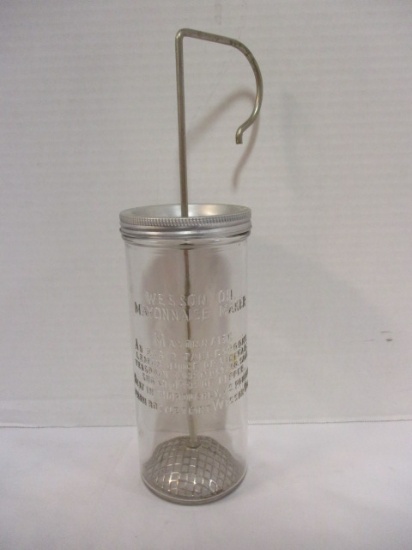 1930s Plunger Style Wesson Oil Mayonnaise Maker