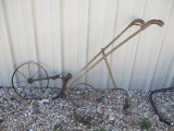 Vintage Garden Push Plow Blade and Plow Blade Attachment