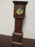 1800s Waterbury Miniature Wind-up Grandfather Clock