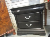 Small Painted Black 1 over 2 Chest
