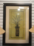 Framed and Matted Pussy Willow Still Life Print
