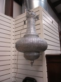 Sterling Industries Silver Moroccan Style Pendant Light