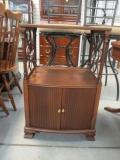 Vintage Mahogany Bowfront Telephone Cabinet