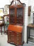 Jasper Cabinet Serpentine Front Mahogany Secretary