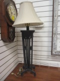 Black Post Modern Table Lamp