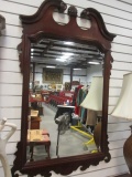 Link Taylor Mahogany Beveled Mirror