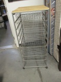 Portable Metal 6 Drawer Storage Unit