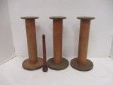Textile Mill Bobbin and Spools