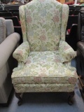 Suggs & Hardin Floral Upholstered Wingback Chair