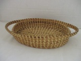 Small Oval Handled Sweet Grass Basket