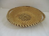 Round Handled Sweet Grass Basket