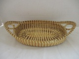 Oval Handled Sweet Grass Basket