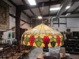 Tiffany Style Stained Glass Hanging Pendant Chandelier