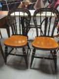 2 Ethan Allen Hitchcock Chairs