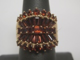 10k Gold Garnet Ring