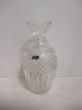 Vintage Violetta (Poland) Cut Lead Crystal Vase with Tag