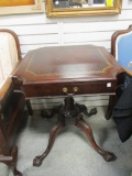 Vintage 4-Ball and Claw Footed Pedestal End Table