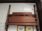 Vintage Full-Size Mahogany Four Poster Bed