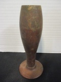 Metal Trench Art Vase