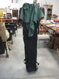 Hunter Green Easy Shade Canopy in Wheeled Caddy Bag