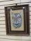 Framed and Matted 3-D Tiger Art by M. Brice