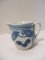 Vintage Czech Blue and White Creamer/Pitcher