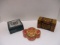 3 Vintage Wood Boxes