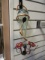 Vintage Copper and Glass Bottle Hummingbird Feeder