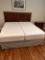 Sleep Number Split King 360 Smart Bed with Wood Headboard
