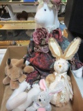 Collection of Bunny Rabbit Stuffed Animals