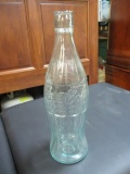 Tall Clear Glass Coca-Cola Bottle Container