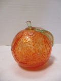 Vintage Murano Glass Orange Figurine