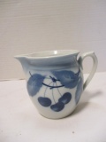 Vintage Czech Blue and White Creamer/Pitcher