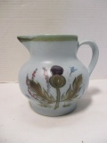 Vintage Buchan Thistleware Pottery Short Pitcher - Made in Scotland