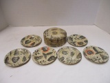 Vintage Japanese Highmount Quality Alcohol Proof Coaster Set