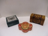 3 Vintage Wood Boxes