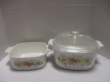 2 Vintage Corning Ware 