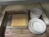 Kitchen Lot - Corning Ware Ramekins, Pyrex Baking Dish, Cooling Racks, and