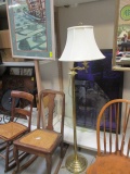 Brass Swing-Arm Floor Lamp