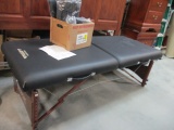 Auto-Lock Portable Adjustable Massage Table and Accessories