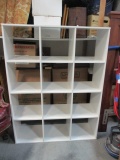 White 12-Cube Organizer Bookshelf